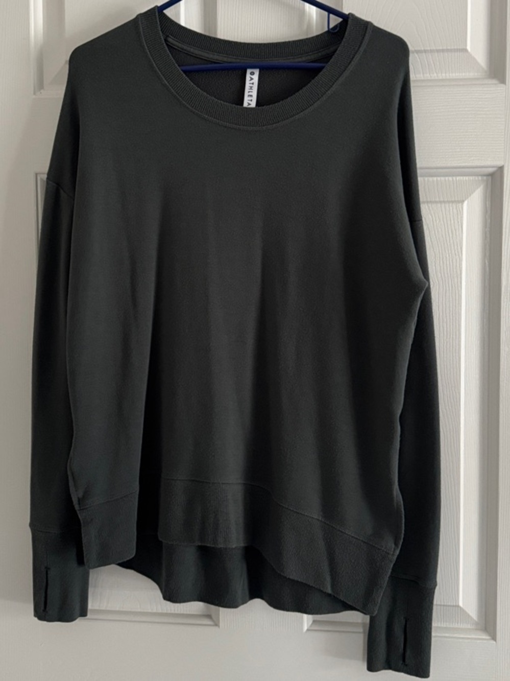Athleta Coaster Luxe Sweatshirt in Green